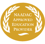NAADAC national association for alcoholism and drug abuse counselors logo type logo icon seal